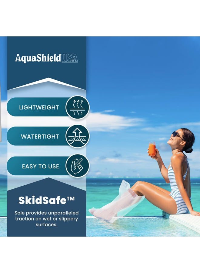AquaShield (Regular) - Cast and Bandage Protector - Regular Full Leg - Image 4