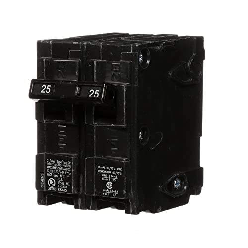 Siemens Q225 25-Amp Double Pole Type QP Circuit Breaker Black - Image 1