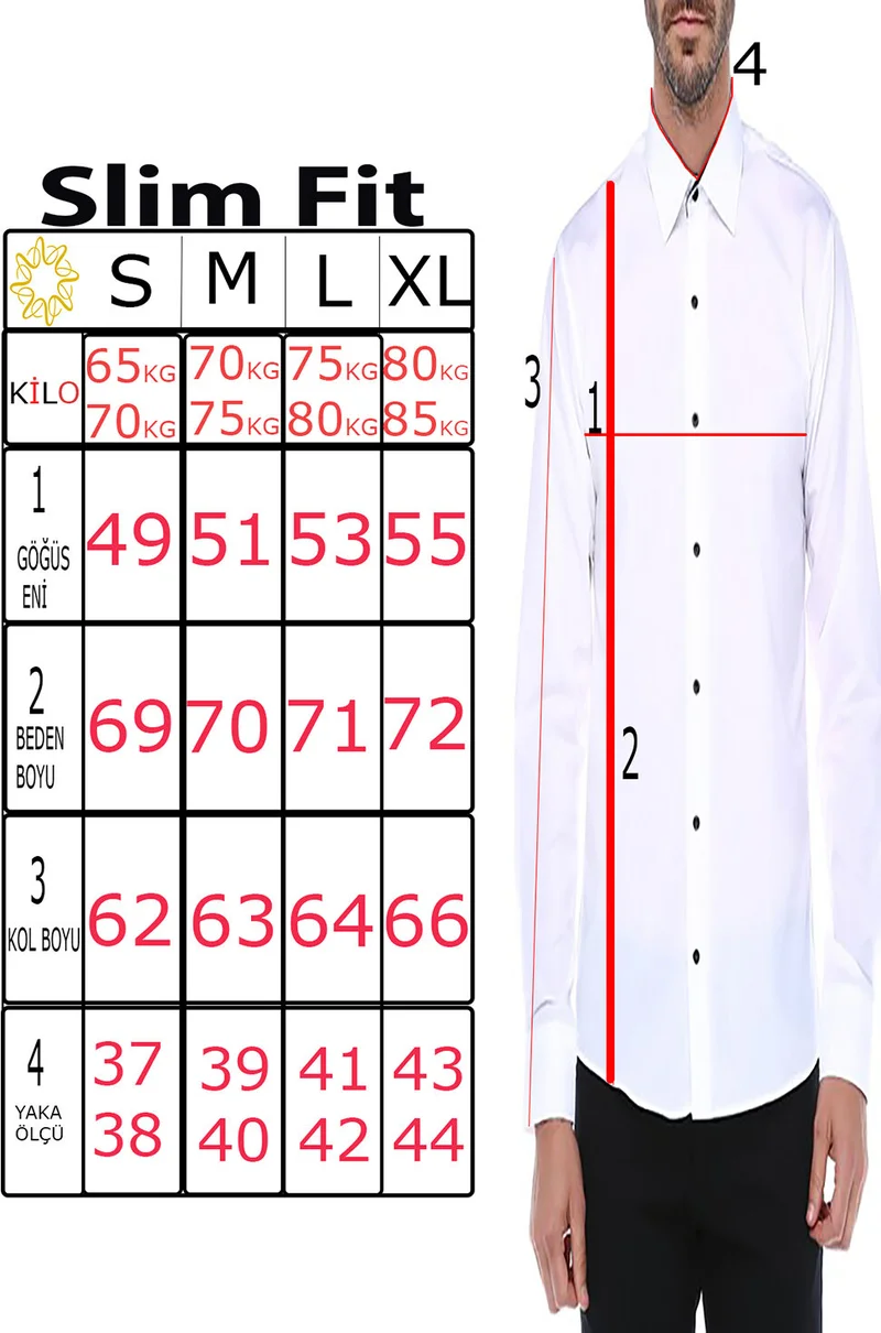 فاريتا Men's Dark Blue Slim Fit Patterned Pocketless Long Sleeve Shirt