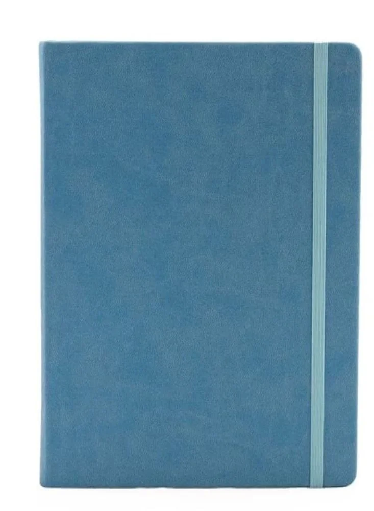 Collins Collins Legacy A5 Hard Cover Notebook Light Blue Cover