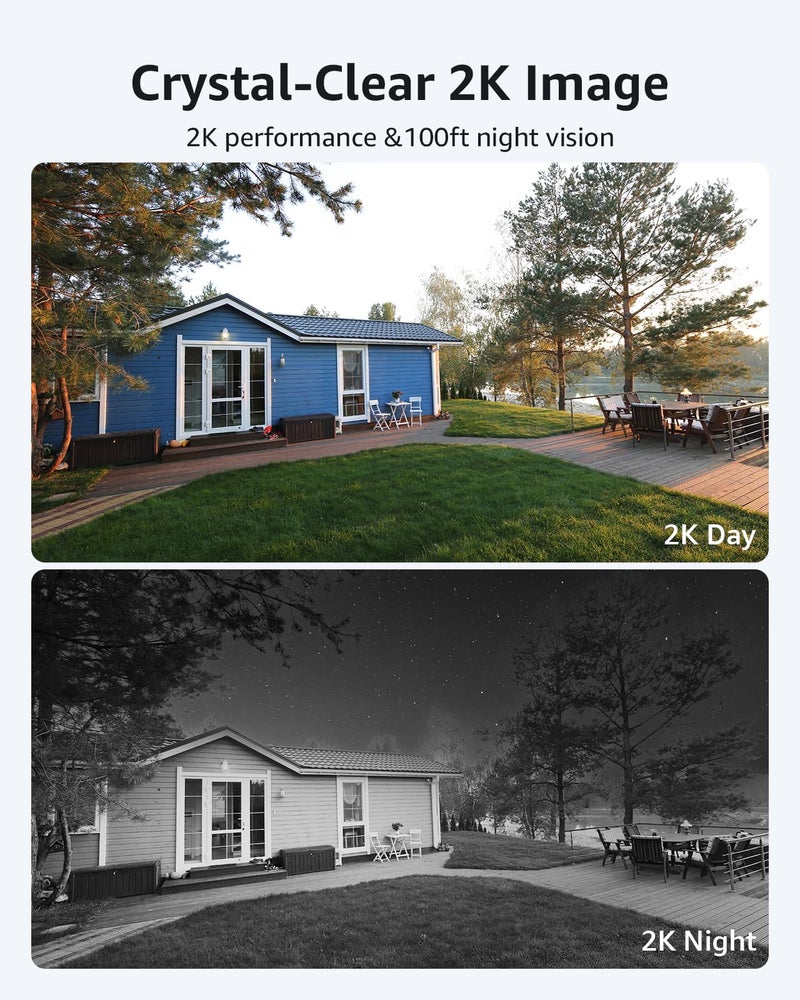 ANNKE Wireless Camera System, 16CH Expandable 4K Security NVR, 4Pcs 3MP Outdoor Cameras, 2-Way Audio, Dual-Band WiFi, Human Detection, IP66 Waterproof, 2TB HDD, Compatible with Alexa, 24/7 Protection - Image 5