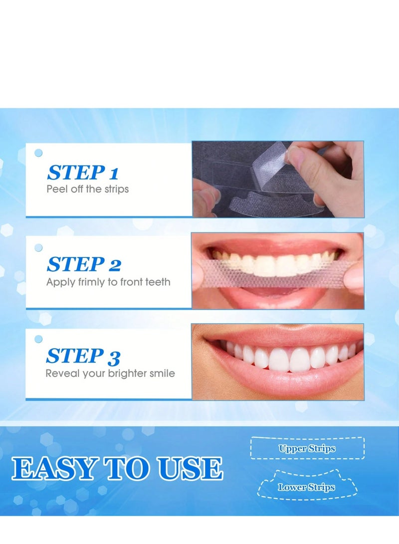 5 D 5D Teeth Whitening Strips – Effective Whitening Strips for Stain Removal & Sensitivity Relief (10 Pcs) - Image 4