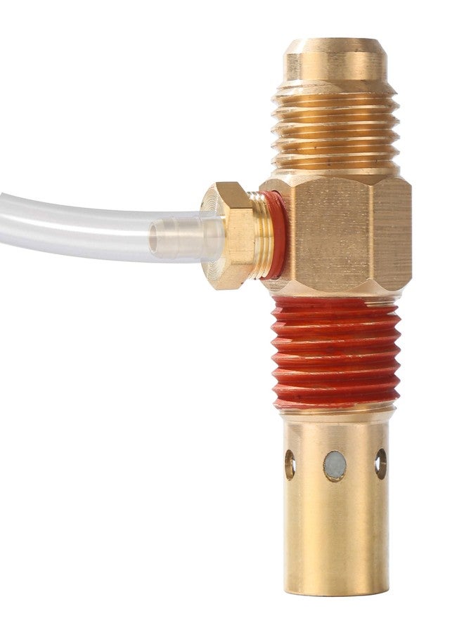 SUNROAD 4PC Air Compressor Replacement Parts Brass G1/2" flare x 1/2 Inch MNPT Compressor in Tank Check Valve Kit with Three Different Unloader Tube Fittings 20 SCFM - Image 3