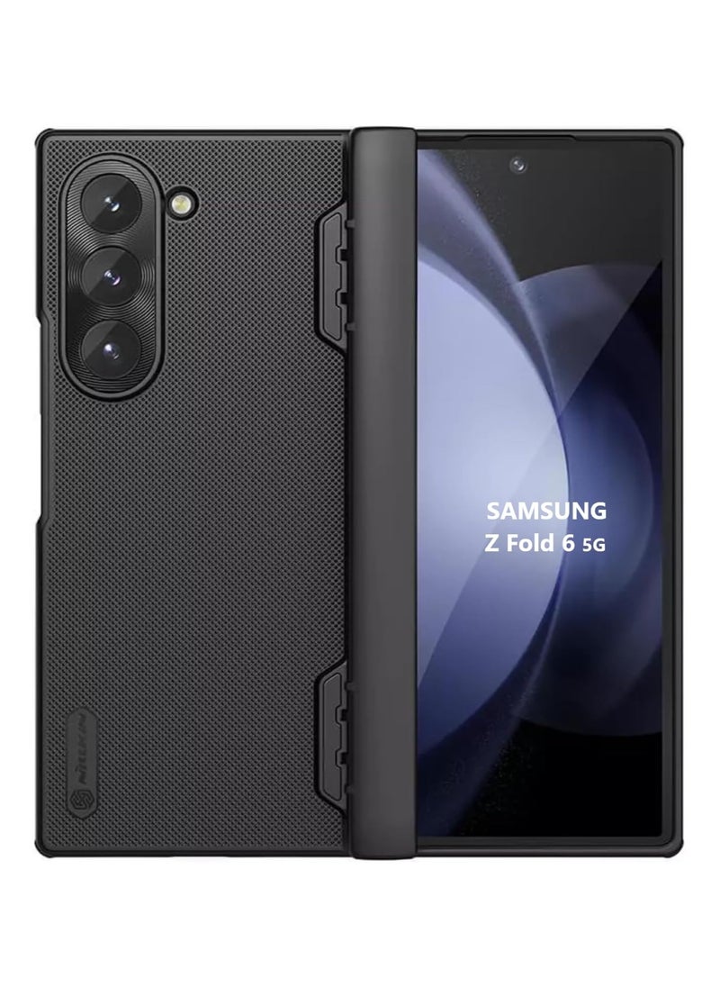 Nillkin Super Frosted Shield Fold Matte Cover Case for Samsung Galaxy Z Fold6 (Fold 6 5G) (Black) 