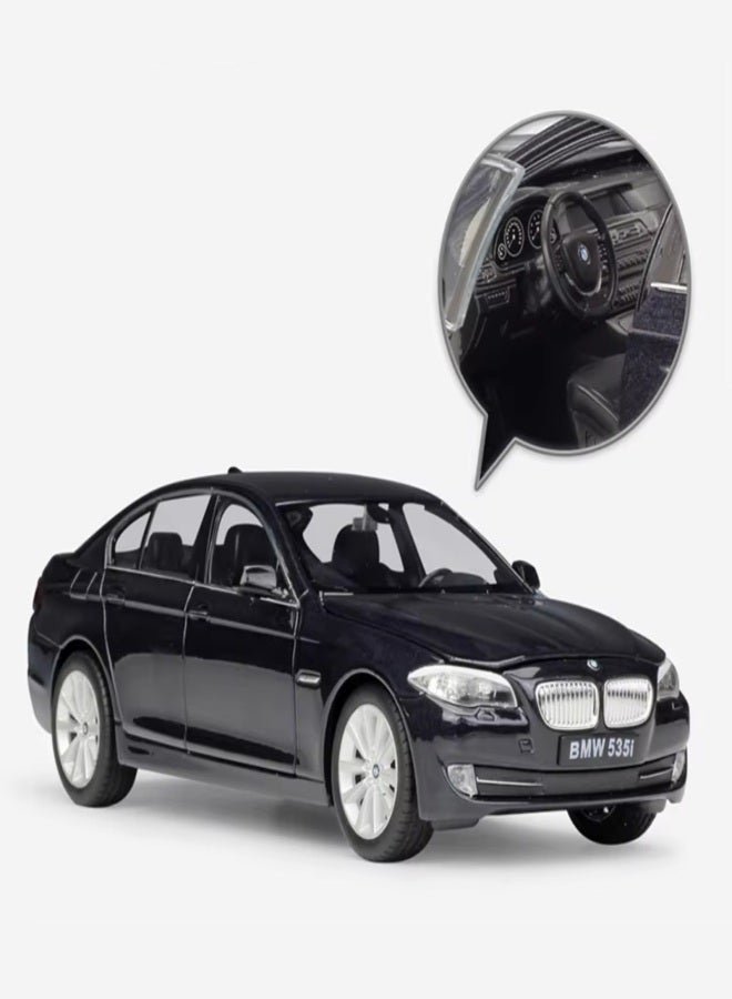WELLY 1:24 BMW Sedan 535i Alloy Car Model (White) - Image 4