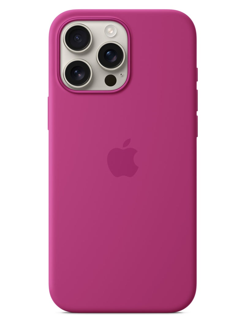 Techie Apple iPhone 16 Pro Silicone Case with MagSafe – Fuchsia  - Image 3