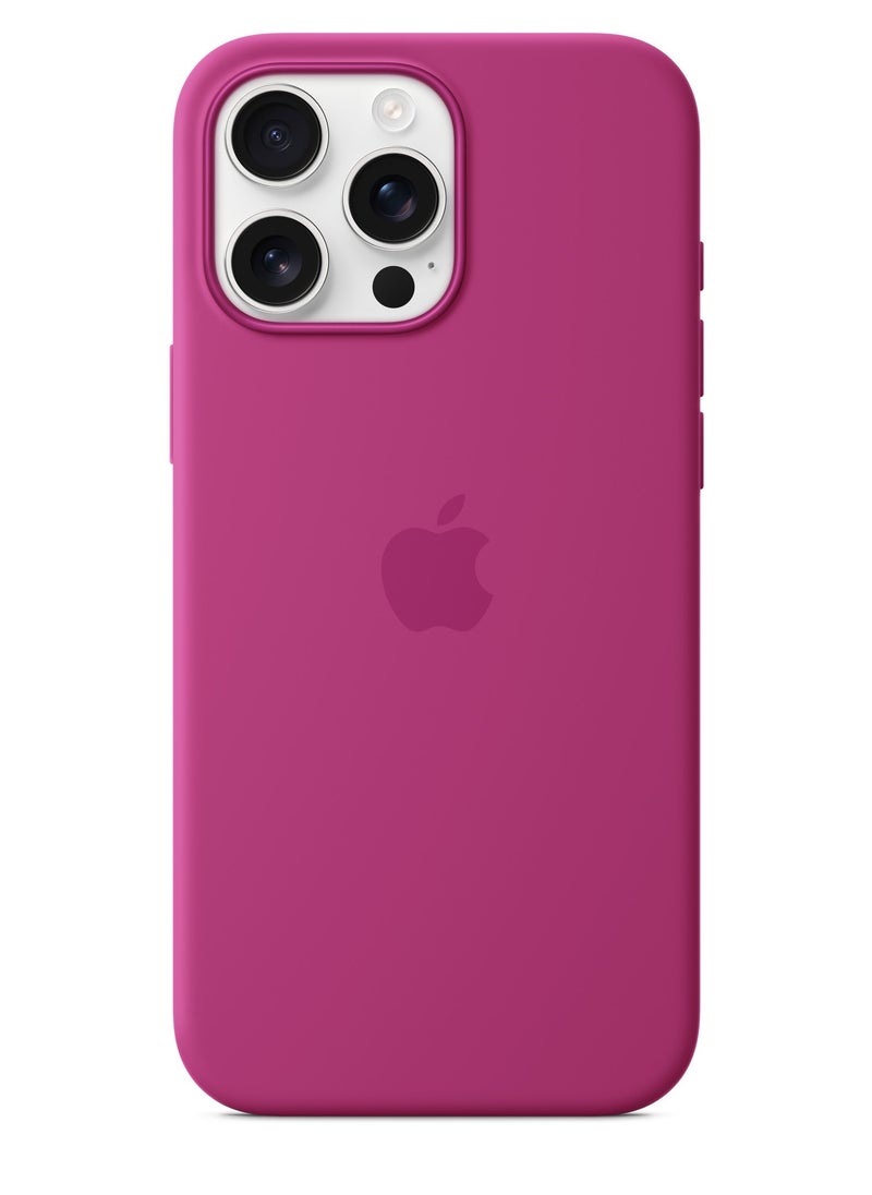 Techie Apple iPhone 16 Pro Silicone Case with MagSafe – Fuchsia  - Image 4