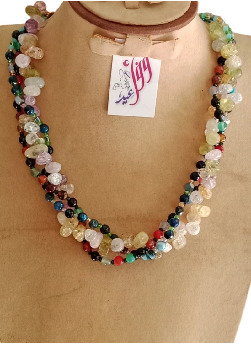 Wafaa Eid Gallary - Necklace of positive energy stones - Image 1