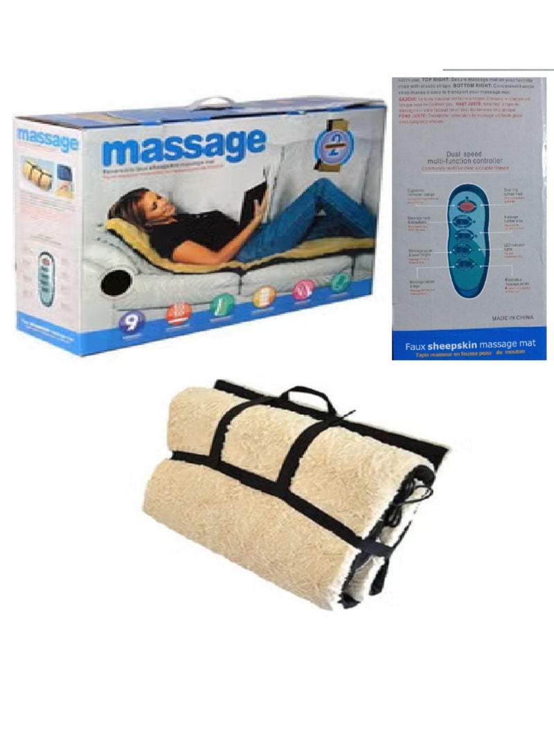 Generic Vibrating heating and massage bed equipped with 9 massage motors with remote control - Image 1