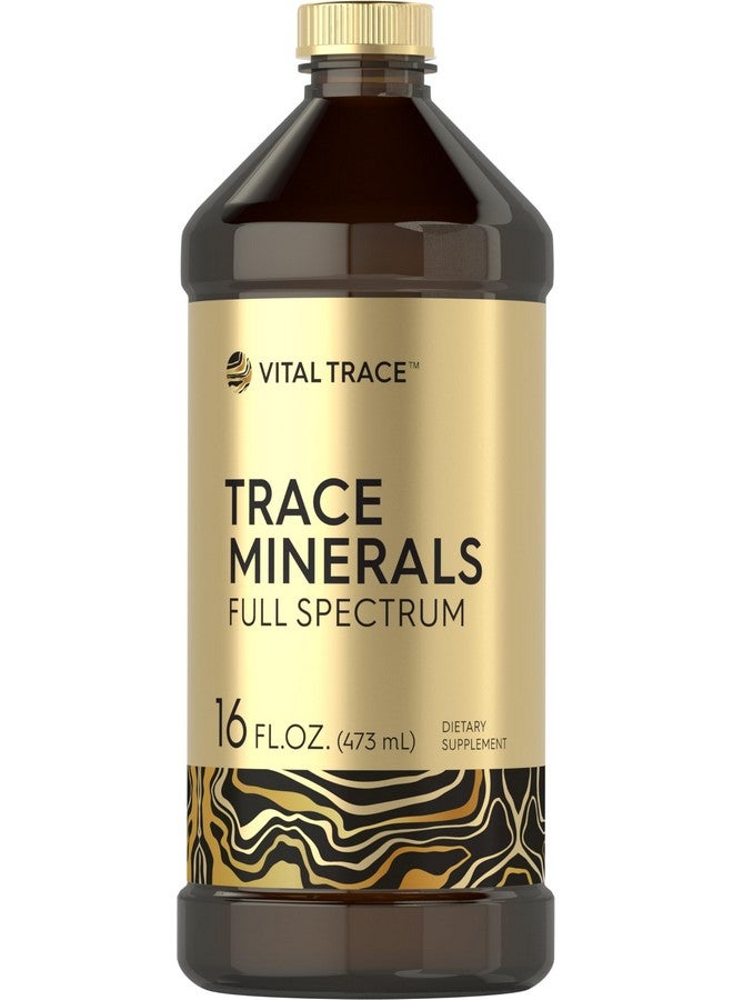 Carlyle معادن كارلايل التتبعية | 16 أونصة سائلة | مكمل معادن طيف كامل | سائل نباتي، غير معدل وراثيًا وخالي من الغلوتين | بواسطة فيتال تريس - Image 1