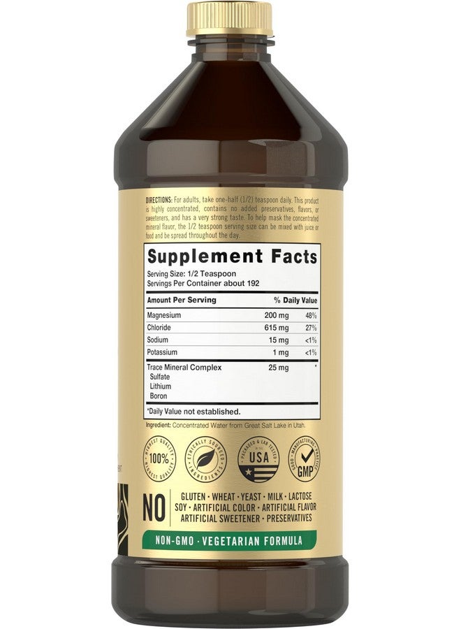 Carlyle معادن كارلايل التتبعية | 16 أونصة سائلة | مكمل معادن طيف كامل | سائل نباتي، غير معدل وراثيًا وخالي من الغلوتين | بواسطة فيتال تريس - Image 2