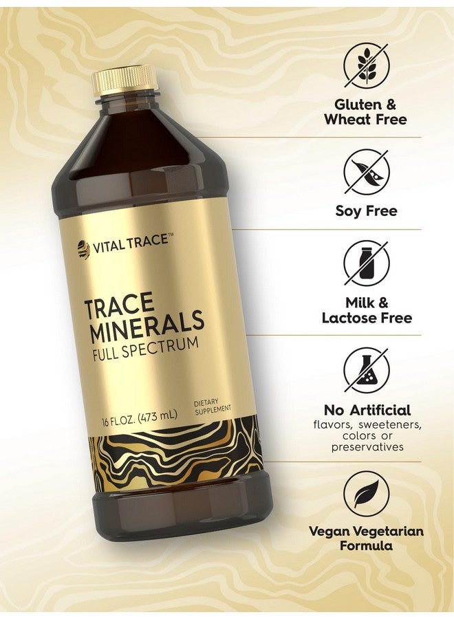 Carlyle معادن كارلايل التتبعية | 16 أونصة سائلة | مكمل معادن طيف كامل | سائل نباتي، غير معدل وراثيًا وخالي من الغلوتين | بواسطة فيتال تريس - Image 5