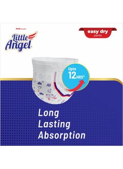 Little Angel Baby Easy Dry Diaper Pants With 12 Hrs Absorption Medium (M) Size 74 Count, 7-12 Kgs - M (74 Pieces)  - Image 5