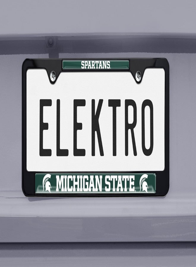 Elektroplate Michigan State Spartans Black License Plate Frame - Image 2