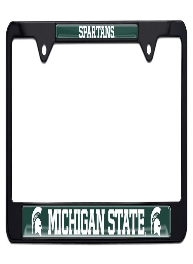 Elektroplate Michigan State Spartans Black License Plate Frame - Image 1