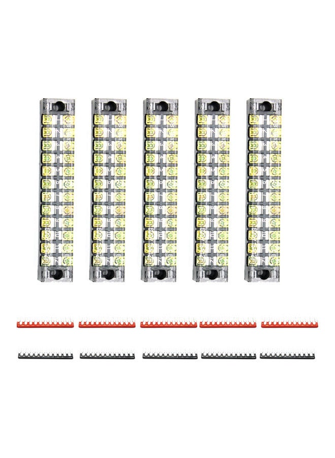 Loquat 10-Piece Double Row Screw Terminal Strip - Image 1