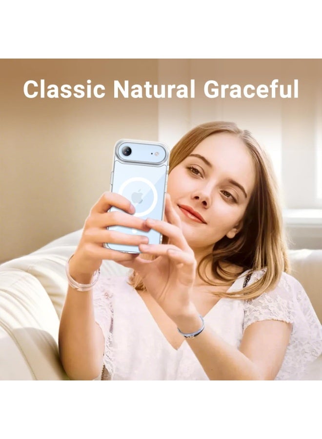 BORTONY iPhone 17 Air Case Clear Magnetic Cover for iPhone 17 Air Anti Scratch Shockproof Protective Phone Case for iPhone 17 Air 6.5 inch - Image 5