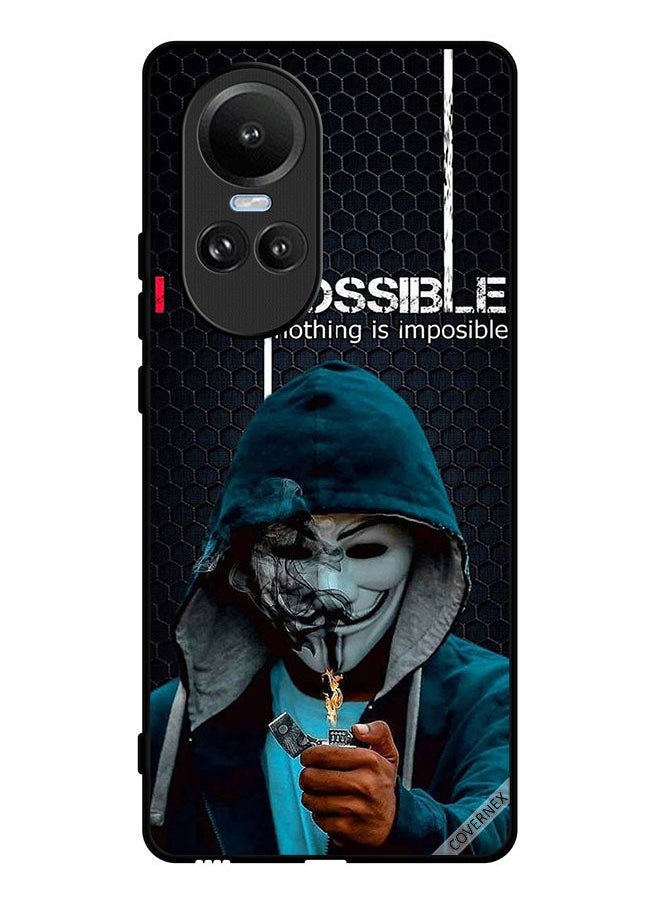 Covernex - Protective Case Cover For Oppo Reno10 I Am Possible Nothing Is Impossible Wallpaper - Image 1