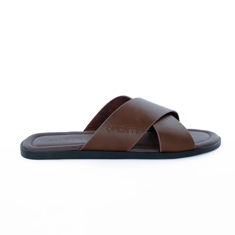 ميلانو Avir Mens Sandals-Brown