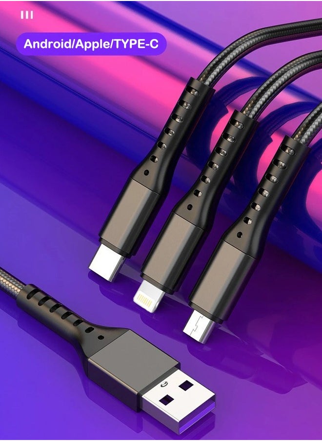 3-in-1 charging cable Thickened material Stretch resistance anti-winding support 66W super fast charge - pzsku/ZDD00C90A3FC64AD5B909Z/45/_/1727336553/75f8127f-c134-4ad5-9771-bbe034411ab7