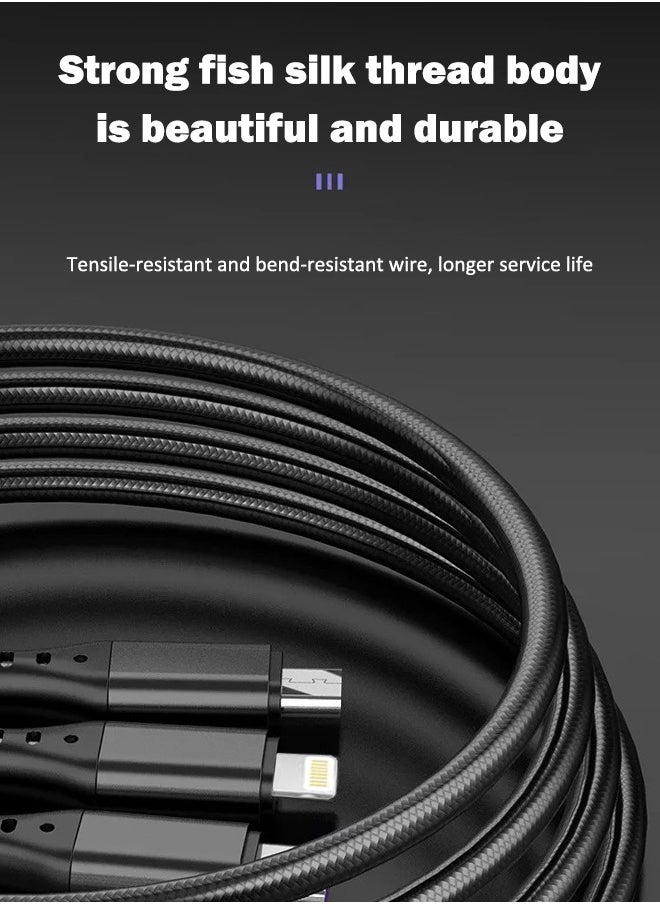 3-in-1 charging cable Thickened material Stretch resistance anti-winding support 66W super fast charge - pzsku/ZDD00C90A3FC64AD5B909Z/45/_/1727336735/57fb7987-5c01-426c-8b62-4a740161059e