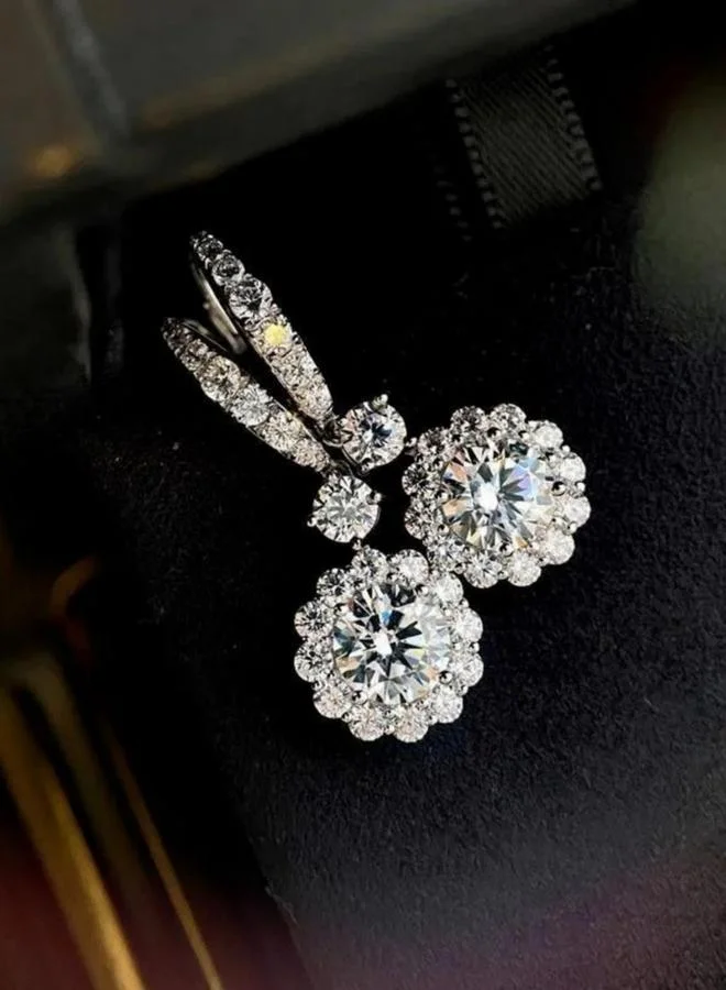 تايك تو Flower Dangle Earrings