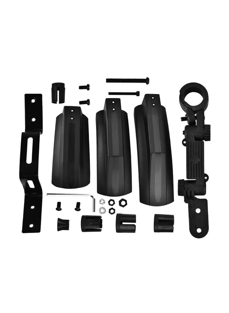 SYOSI Haosie Bike Front/Rear Fenders Kit Quick Release Bike Mud Guard Fat Tire Bike Fenders for  Mountain Road Bike Outdoor Cycling  - Image 1