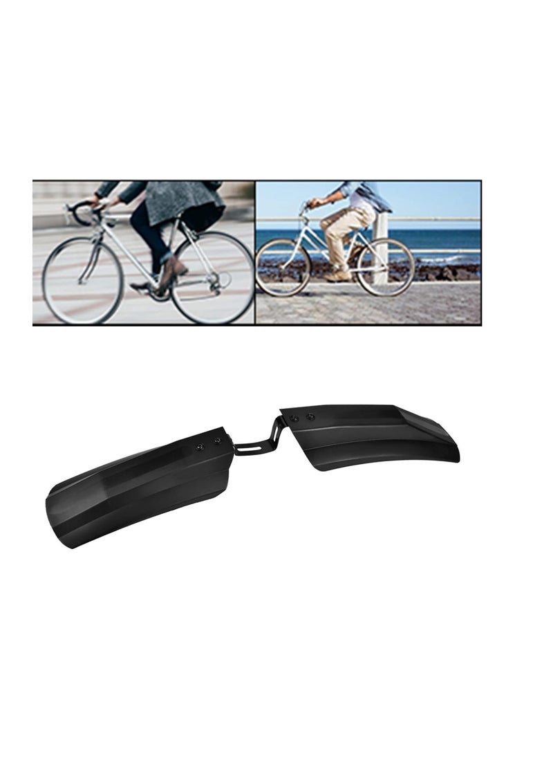 SYOSI Haosie Bike Front/Rear Fenders Kit Quick Release Bike Mud Guard Fat Tire Bike Fenders for  Mountain Road Bike Outdoor Cycling  - Image 2