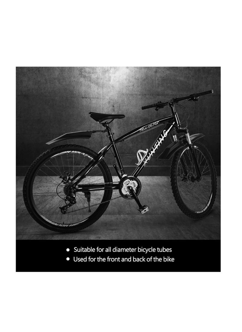 SYOSI Haosie Bike Front/Rear Fenders Kit Quick Release Bike Mud Guard Fat Tire Bike Fenders for  Mountain Road Bike Outdoor Cycling  - Image 5