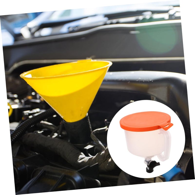 Ciieeo Spill Radiator Funnel Kit with Valve Cooling System Filling Tool for Automotive Coolant Car Funnel for Leak Prevention and Clean Coolant Handling - Image 3