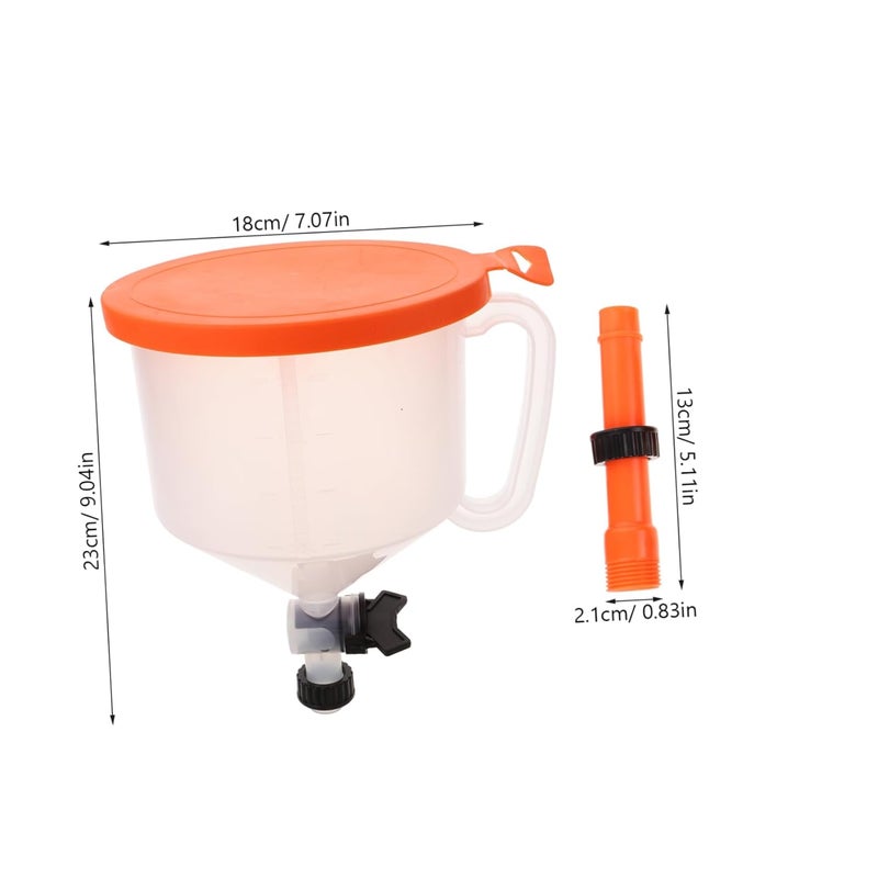 Ciieeo Spill Radiator Funnel Kit with Valve Cooling System Filling Tool for Automotive Coolant Car Funnel for Leak Prevention and Clean Coolant Handling - Image 2