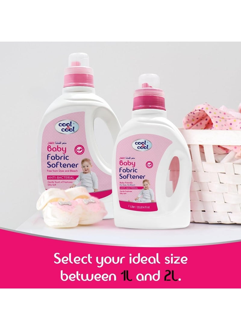 Cool & Cool Gentle Baby Fabric Softener 4 x 2L  - Image 5