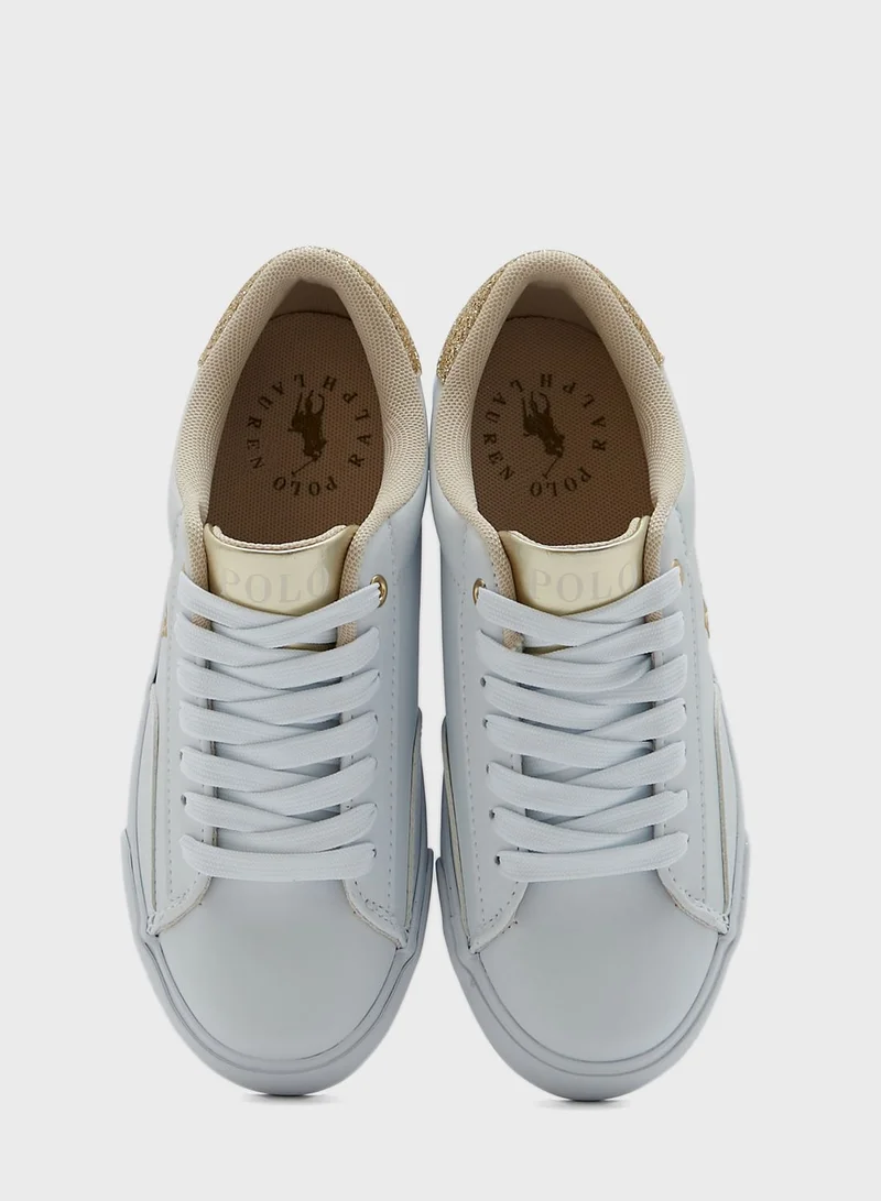 POLO RALPH LAUREN Youth Theron V Low Top Velcro Sneakers