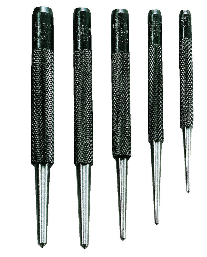 General Tools General Tools Round Shank Center Punches #SPC74, Set of 5 from 1/16 in. to 5/32 in. 