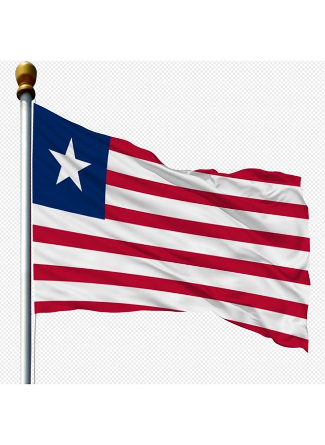 THE BABA Liberia Flag 120X180Cm 4X6Ft  - Image 1