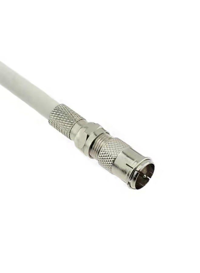 EZYUMM 3-Pack Quick Connect Coaxial Cable Connector, Push-On F Type Male to Female Adapter for RG6 Cable, Satellite Dish, TV, Internet & RV (Nickel Plated, Easy Install) - Image 2