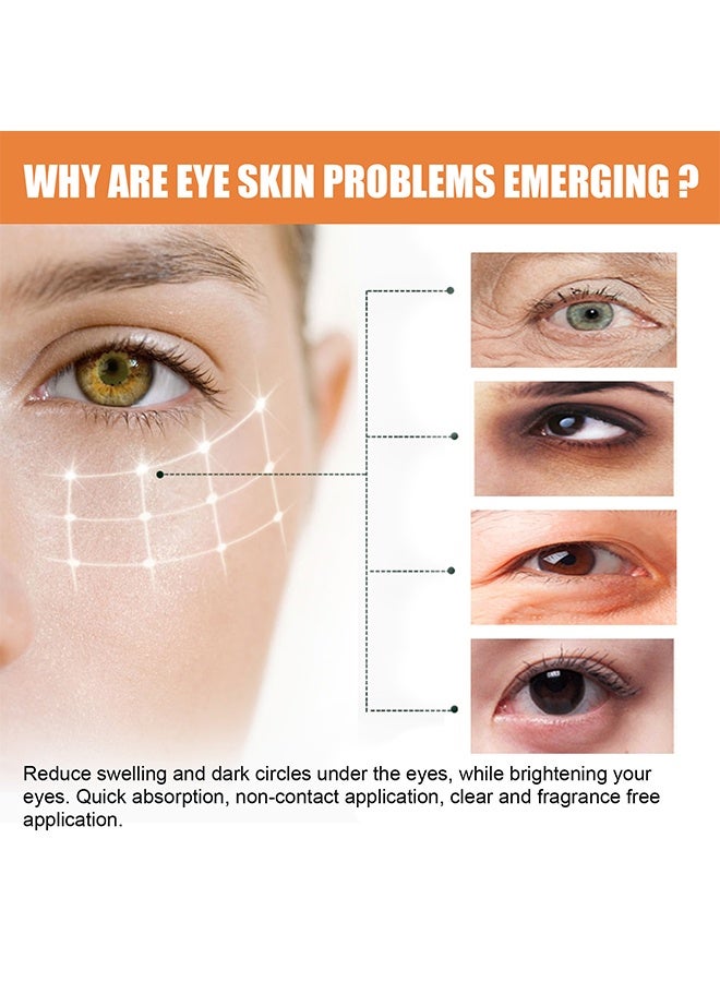 إيلهو بلسم العين بفيتامين سي ، كريم مرطب للعين ، مرطب العين المتوهج ، تفتيح وتقليل الهالات السوداء ، يقلل من الانتفاخ - Image 3