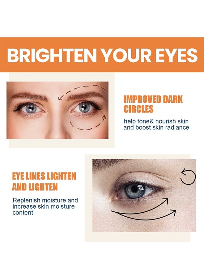 إيلهو بلسم العين بفيتامين سي ، كريم مرطب للعين ، مرطب العين المتوهج ، تفتيح وتقليل الهالات السوداء ، يقلل من الانتفاخ - Image 4