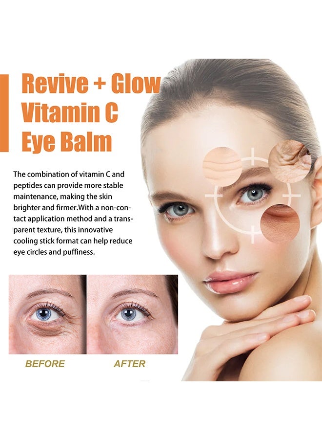إيلهو بلسم العين بفيتامين سي ، كريم مرطب للعين ، مرطب العين المتوهج ، تفتيح وتقليل الهالات السوداء ، يقلل من الانتفاخ - Image 2