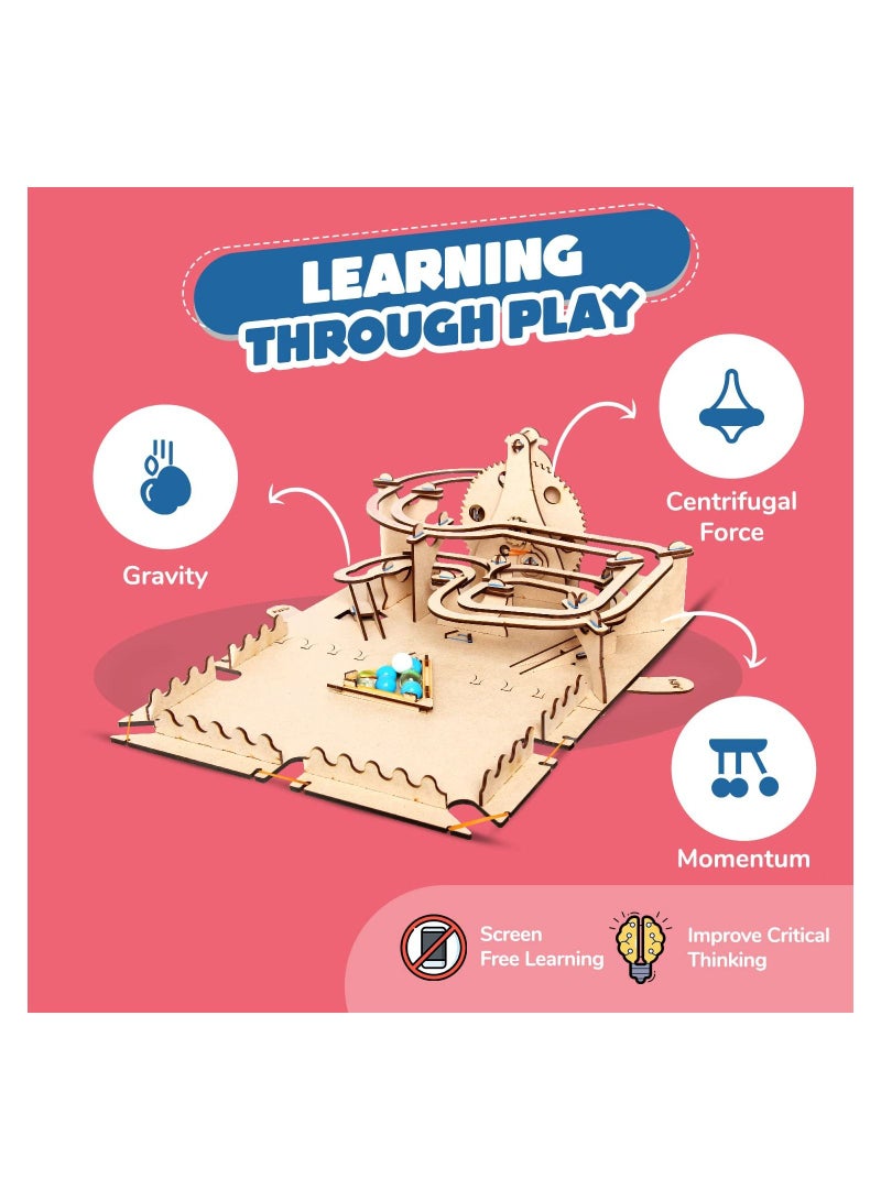 Smartivity Roller Coaster Marble Slide DIY STEM Educational Construction based Activity Game For Kids 8To14 Years - Image 2