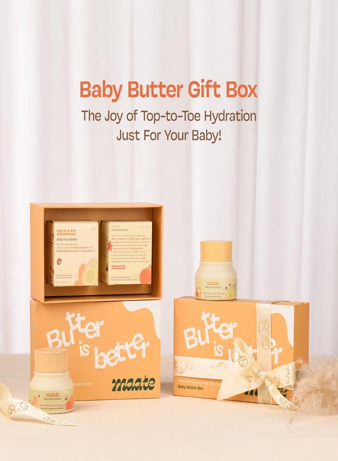 Maate Baby Face & Body Butter Combo (50 gm each) | Enrich with Shea Butter & Avocado | Natural Baby Moisturizer for face & Body| Body Lotion for Kids 0-12 Years| Gentle on Baby's Skin. - Image 3