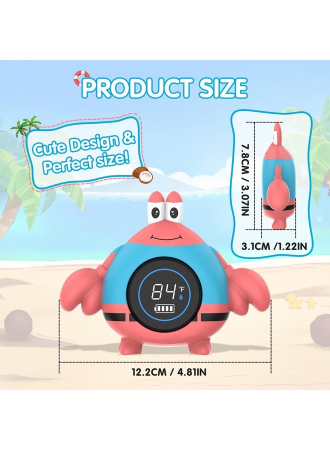 Babyelf Baby Rechargeable Thermometer, Bath Tub Water Thermometer Safety, Floating Toy for Infant Toddler Bathtub Pool with Temperature Warning - Image 4