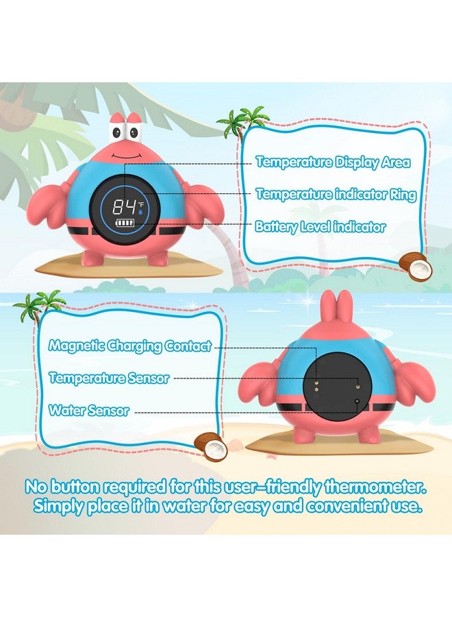 Babyelf Baby Rechargeable Thermometer, Bath Tub Water Thermometer Safety, Floating Toy for Infant Toddler Bathtub Pool with Temperature Warning - Image 5