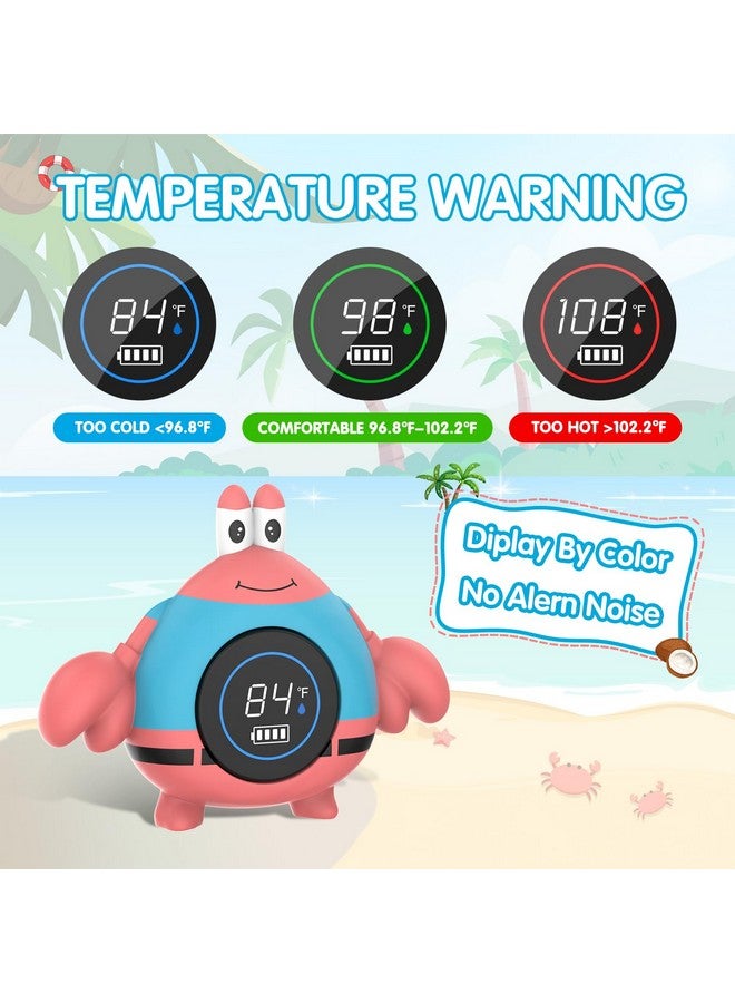 Babyelf Baby Rechargeable Thermometer, Bath Tub Water Thermometer Safety, Floating Toy for Infant Toddler Bathtub Pool with Temperature Warning - Image 3
