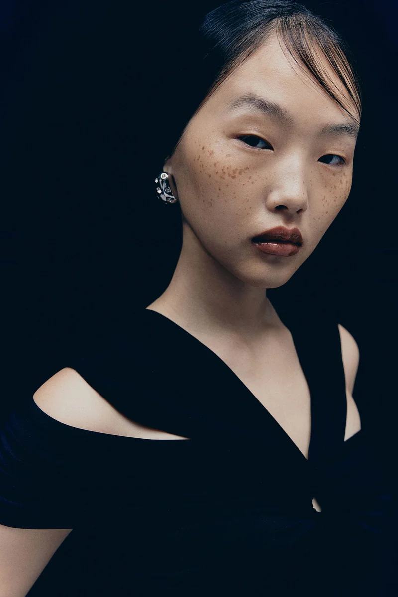 H&M Rhinestone-Embellished Earrings