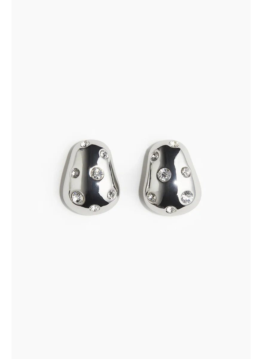 اتش اند ام Rhinestone-Embellished Earrings