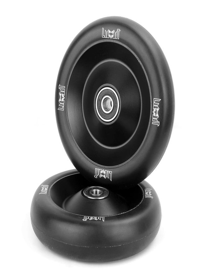 Limit Pro Trick Scooter Replacement wheel 110 x 26mm 2 Pcs Transparent Thicker PU and Aluminum Hollow Core with ABEC-9 Bearings Installed for Professional BMX Stunt scooters - Image 1