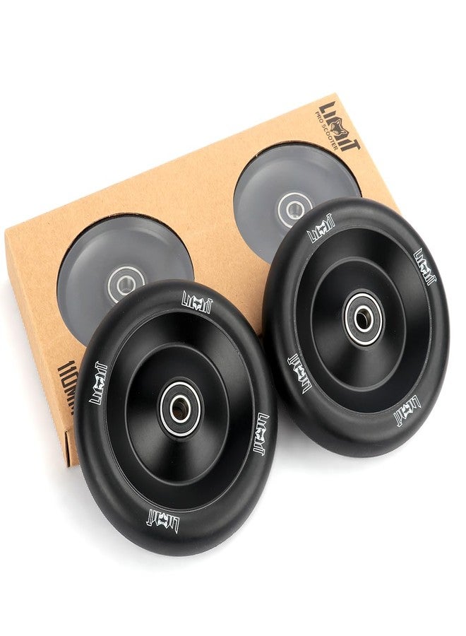 Limit Pro Trick Scooter Replacement wheel 110 x 26mm 2 Pcs Transparent Thicker PU and Aluminum Hollow Core with ABEC-9 Bearings Installed for Professional BMX Stunt scooters - Image 4