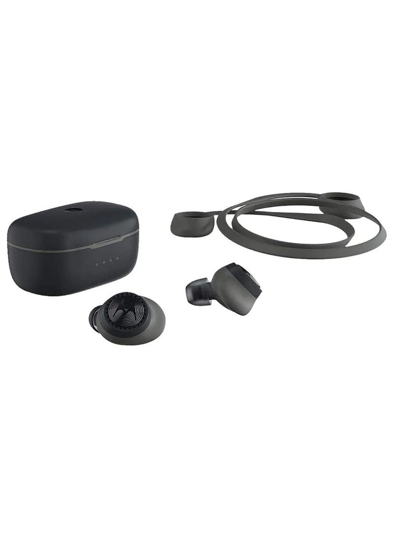 فيرف سماعات أذن VerveBuds 200 اللاسلكية - لاسلكية، سماعة رأس بلوتوث للرياضة، صالة الألعاب الرياضية، التمارين الرياضية، اللياقة البدنية - IPX5، ملاءمة مريحة، متوافقة مع المساعدين الصوتيين - Image 2