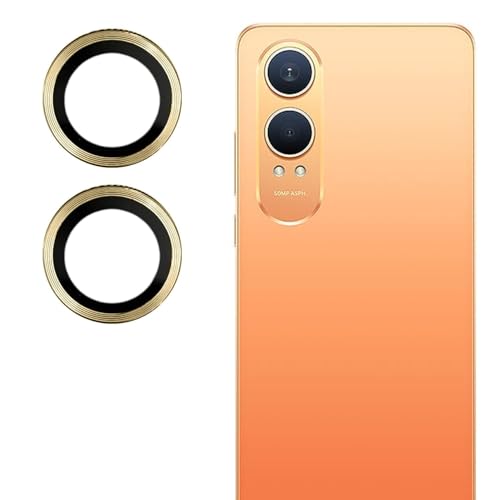 ZARALA ZARALACamera Lens Screen Protector For OnePlus Nord CE4 Lite 5G Alloy Matelic Anti Scratch Camera Ring For OnePlus Nord CE4 Lite 5G - Gold - Image 1